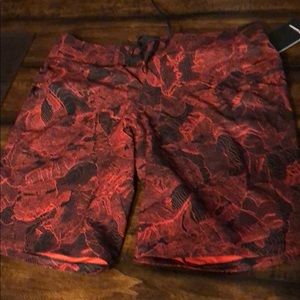 NWT Lululemon Current State Board Short Sz 30 Red